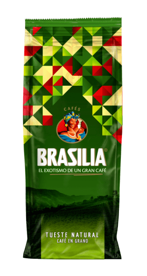 Café Tostado Natural en grano Brasilia FORTE 1Kg. - Comprar Cápsulas