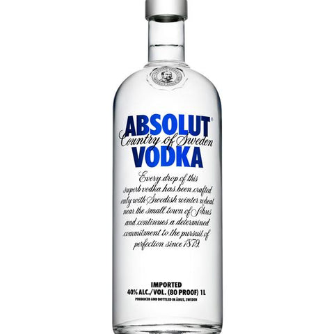 Vodka Absolut 0,70L - The Williams Truck